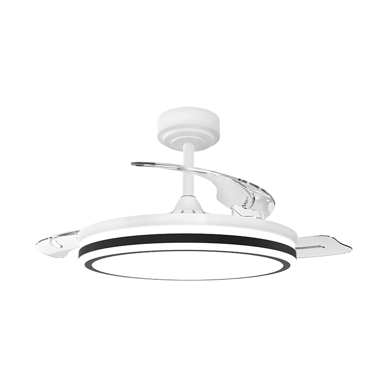 Stillegående loftsventilator med usynlige blade