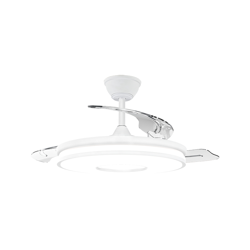 Stillegående loftsventilator med usynlige blade