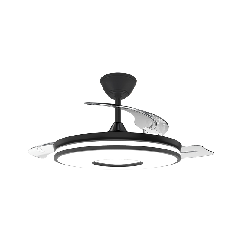 Stillegående loftsventilator med usynlige blade