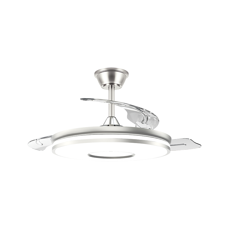 Stillegående loftsventilator med usynlige blade