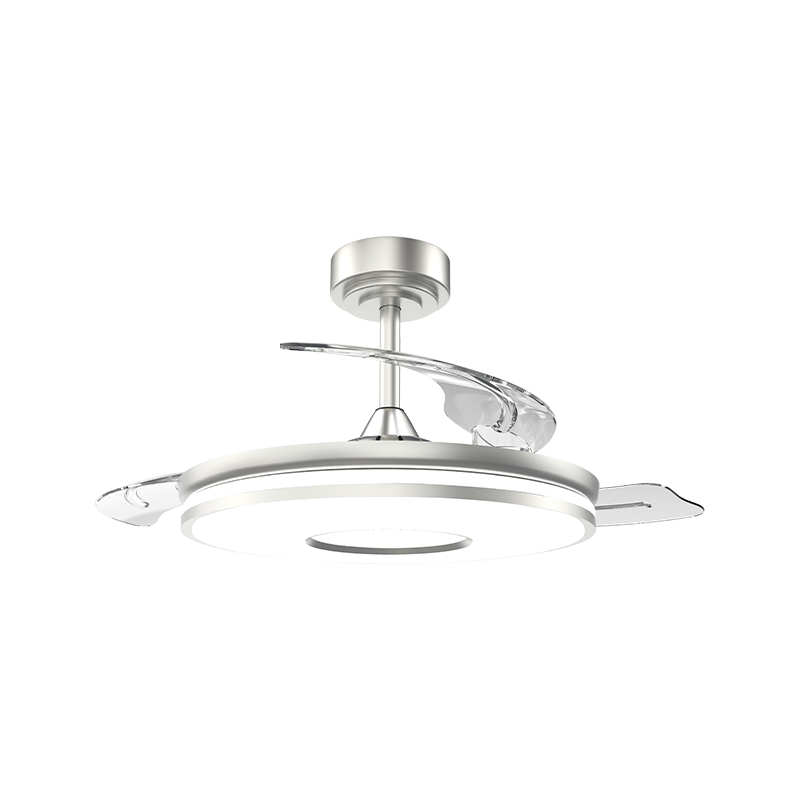 Stillegående loftsventilator med usynlige blade
