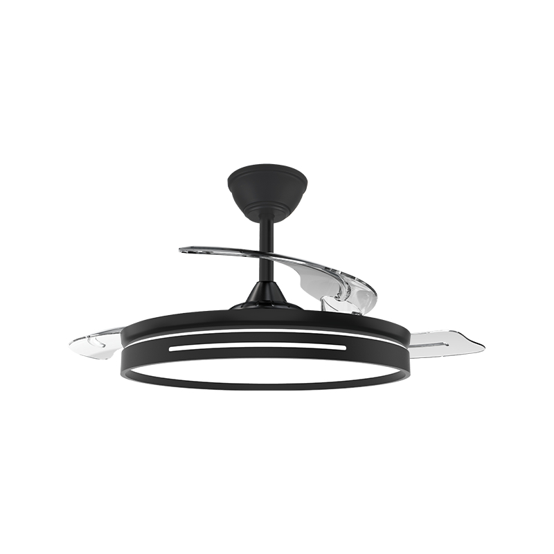 Stillegående loftsventilator med usynlige blade