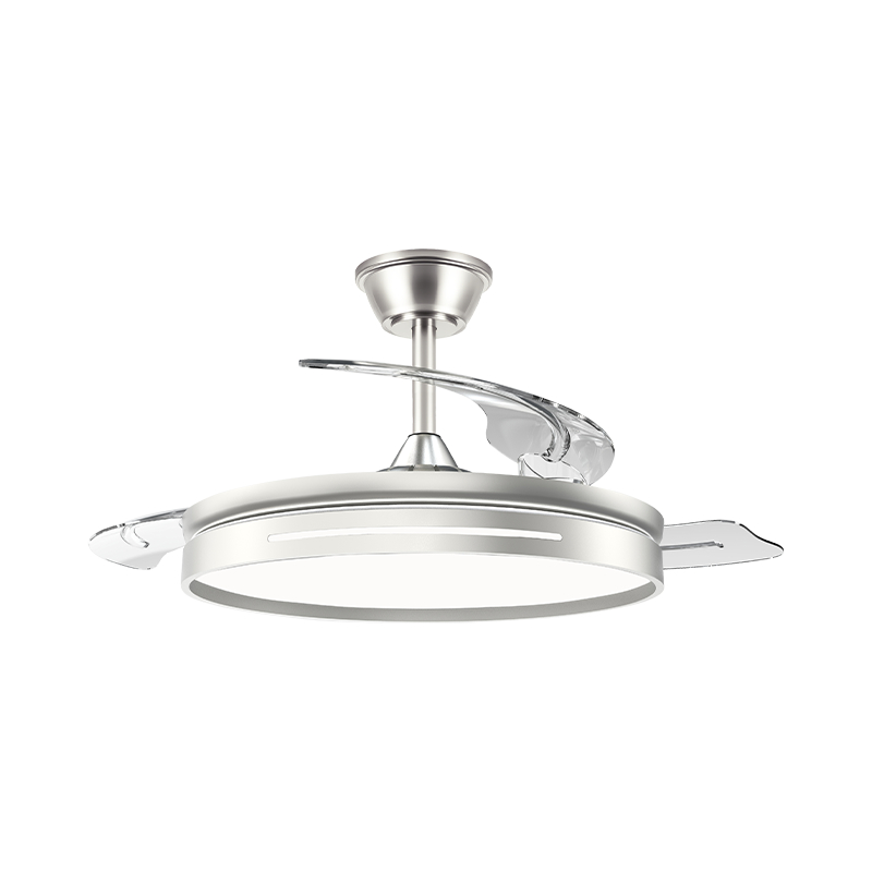 Stillegående loftsventilator med usynlige blade