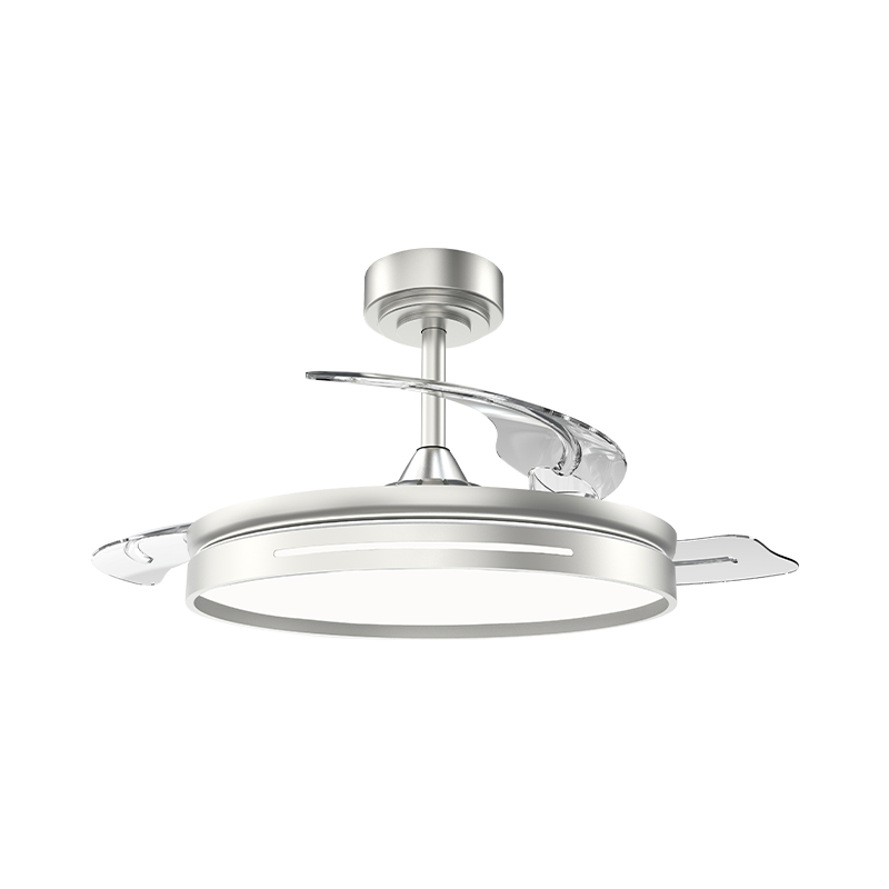 Stillegående loftsventilator med usynlige blade