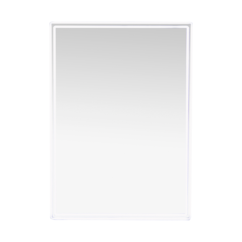 Enkeltdørs LED badeværelsesspejlskab med anti-dug makeup spejl