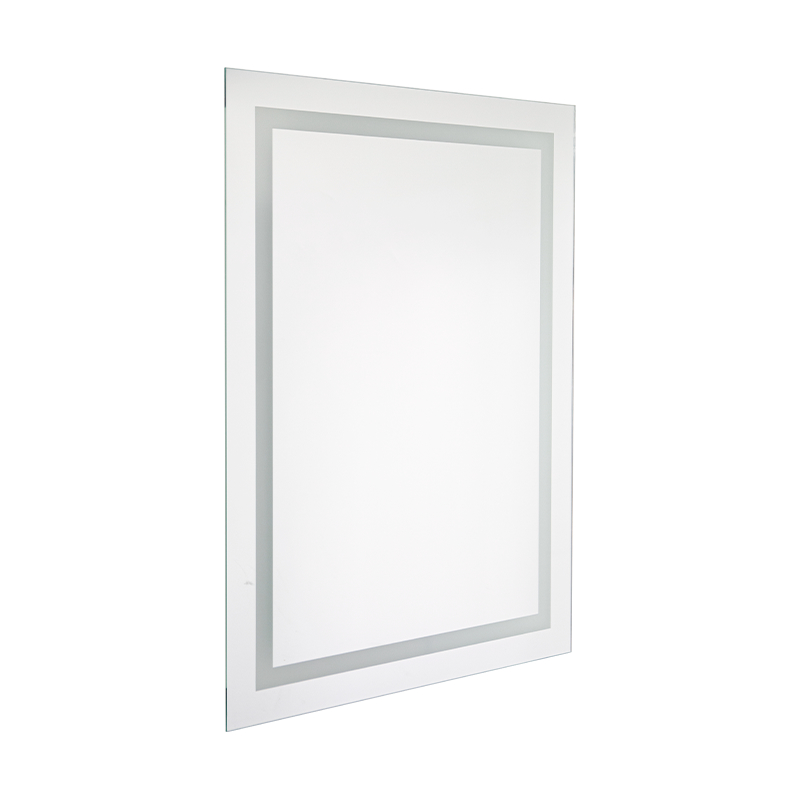 Aluminiumsramme LED Smart dæmpning Afdugning Baggrundsbelyst badeværelsesspejl